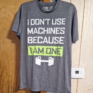 Chin Up Apparel Dark Gray Motivational Tee